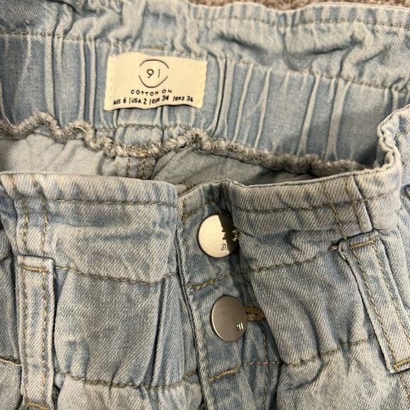 Cotton On paper bag Elastic Waist Short. - Picture 7 of 8